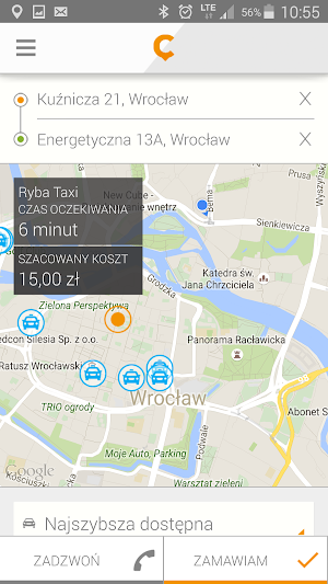 CAB4YOU - taxi application Screenshot 1