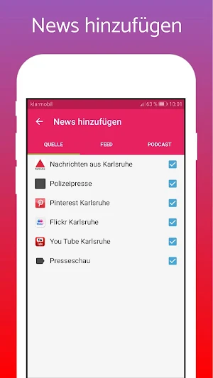 Karlsruhe Zeitung Screenshot 3