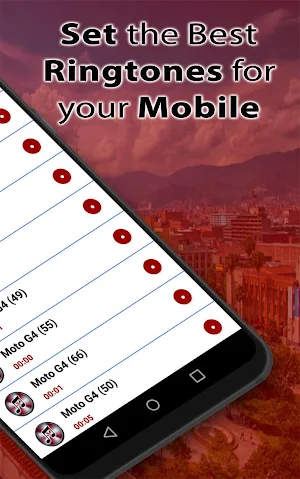 Moto G4 Plus Ringtone App Screenshot 1