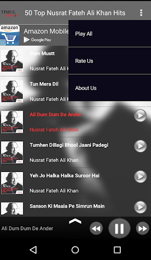 50 Top Nusrat Fateh Ali Khan Songs Screenshot 3