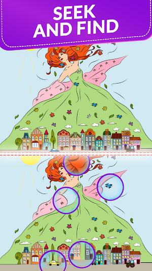 Spot 5 Differences: Find them! Screenshot 1