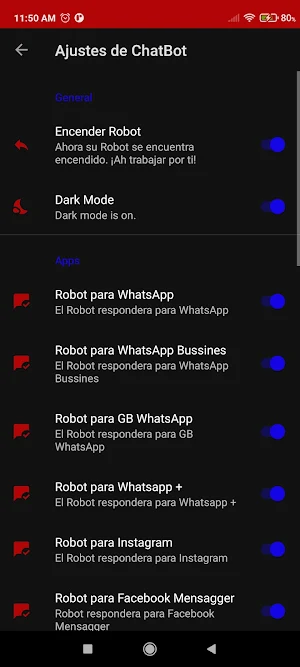 AutoReply Social - ChatBot Screenshot 3
