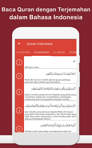 Al Quran Bahasa Indonesia MP3 Screenshot 2