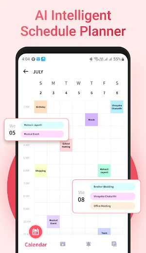 Calendar Planner Screenshot 1