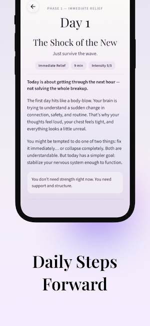 Detach90: Breakup Recovery Screenshot 1