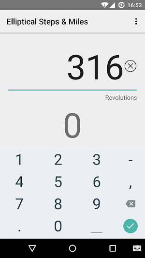 Elliptical Steps & Miles Screenshot 2