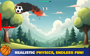 Hoop Hero: Dunk Hit Basketball Screenshot 0