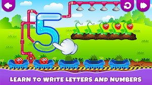 Funny Food! Kids Learning Games 4 Toddler ABC Math Screenshot 2