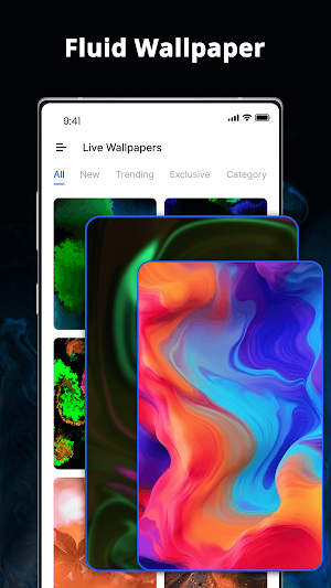 Magic Fluid: 3D Live Wallpaper Screenshot 0