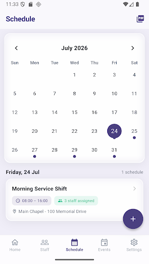 Funeral Service Control Screenshot 2