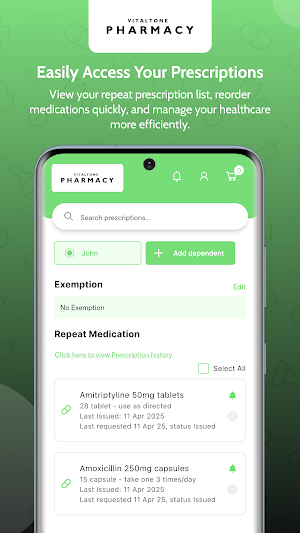 Vitaltone Pharmacy Screenshot 2