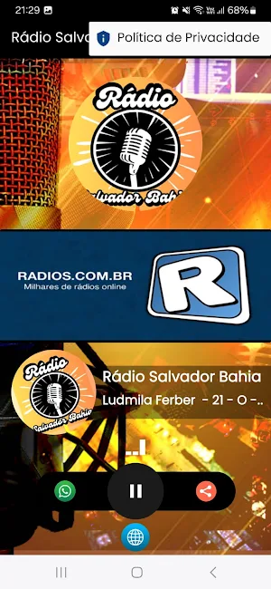 Rádio Salvador Bahia Screenshot 3