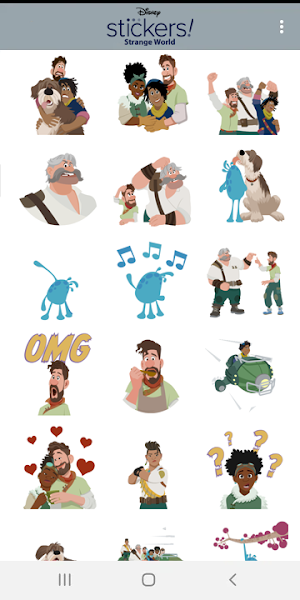 Disney Stickers: Strange World Screenshot 1