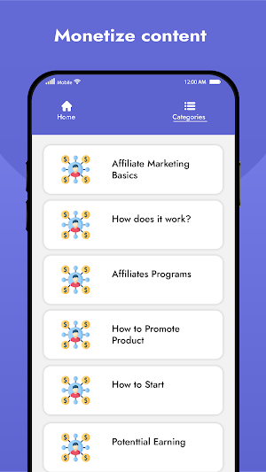 Affiliate marketing beginners Screenshot 3