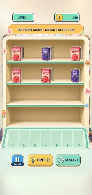 Goods Shelf Match Screenshot 1