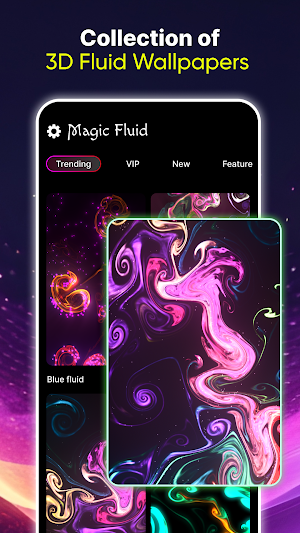 Magic Fluid: Wallpaper 3D Screenshot 2
