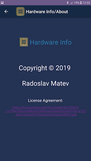 Hardware Info Screenshot 1