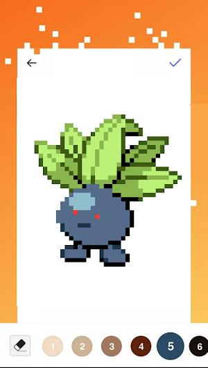Pokepix Tap - Color By Number Screenshot 1