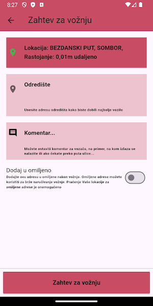 Pink Taxi Sombor Screenshot 2