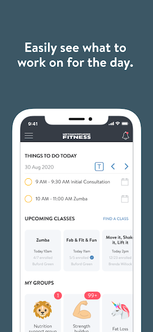 Metamorphosis X Fitness screenshot 6