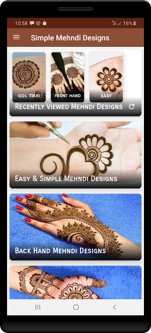 Simple Mehndi Designs 2023 Screenshot 1