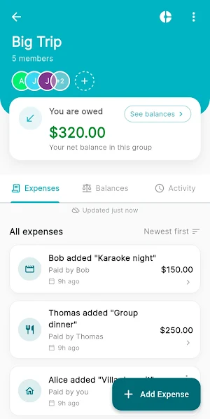 DIVIDER: Expenses Tracker Screenshot 2