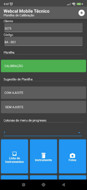 Labmeca WebCal Mobile App Screenshot 3