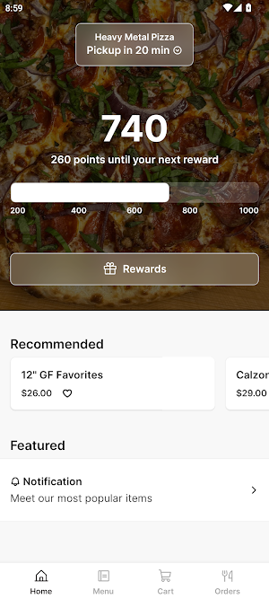 The Heavy Metal Pizza Screenshot 0