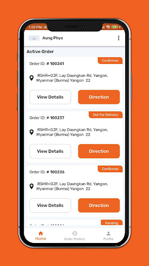 mumHome Delivery Screenshot 0