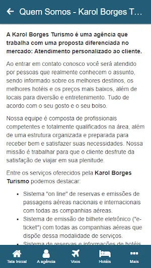 Karol Borges Turismo Screenshot 1