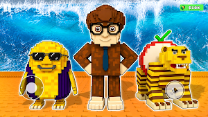 Obby Escape: Tsunami Memezot Screenshot 1
