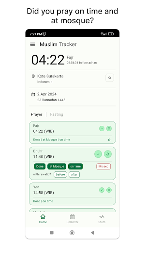 Muslim Tracker: Pray & Fasting Screenshot 0