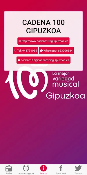 CADENA 100 GIPUZKOA Screenshot 2