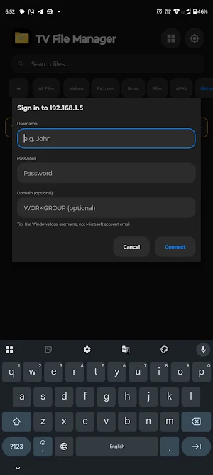 TV File Manager Screenshot 3