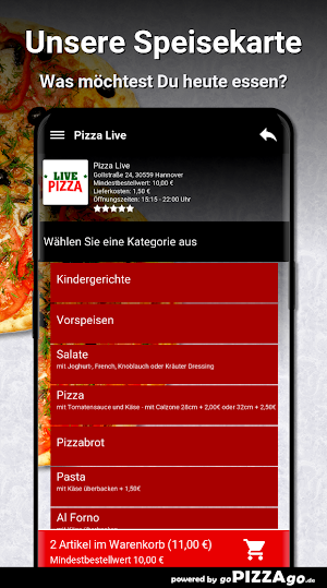 Pizza Live Hannover Screenshot 3
