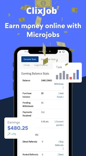 ClixJob - Earn Money Online Screenshot 0