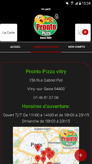 Pronto Pizza vitry Screenshot 3