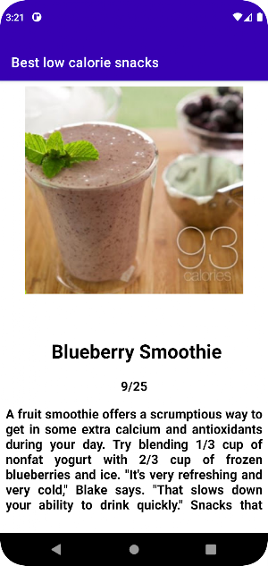 Best low calorie snacks Screenshot 3