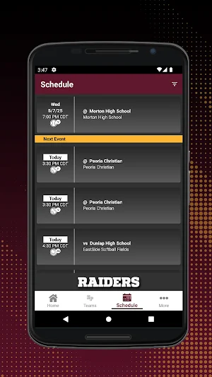 East Peoria Athletics Screenshot 1