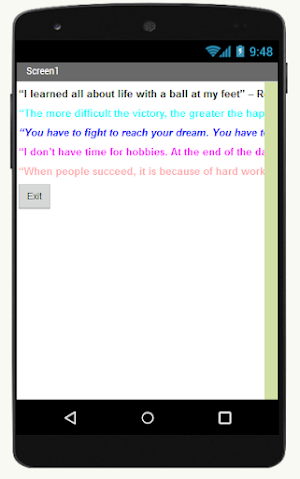 Football Quotes Screenshot 1