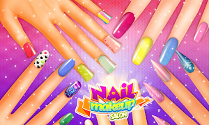 Girl Nail salon Simulator: Nail games for girls Screenshot 2