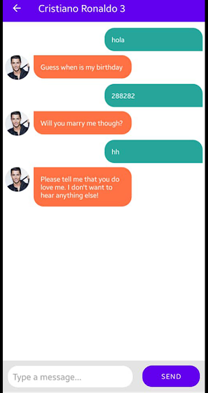 C. Ronaldo Fake Chat & Video Call Screenshot 3