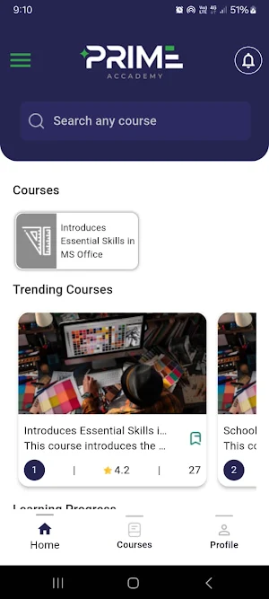 Prime Learning Screenshot 1