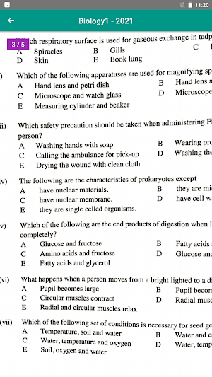 Biology Review O Level Screenshot 1