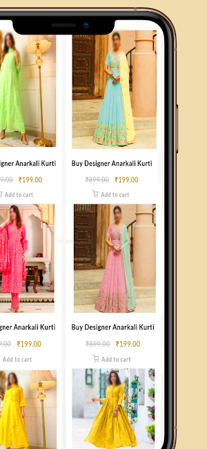 Anarkali Kurti Shopping App Screenshot 1