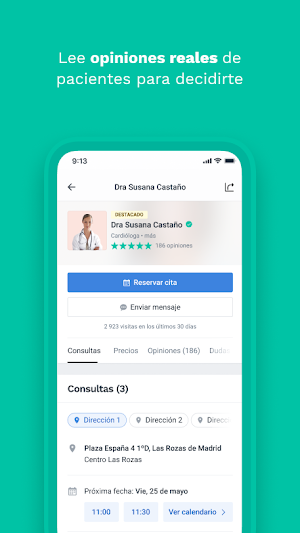Doctoralia - Busca a tu médico y agenda una cita Screenshot 2