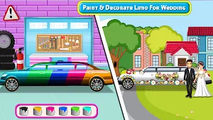 Limo Wedding Car Makeover: Car Wash & Decoration Screenshot 0
