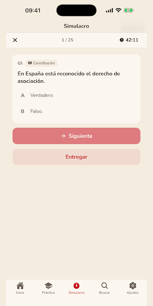 CCSE Examen - Nacionalidad Screenshot 2