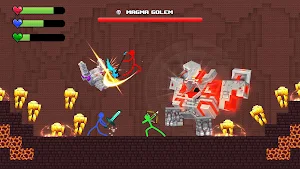 Stickman Fight Craft Adventure Screenshot 0