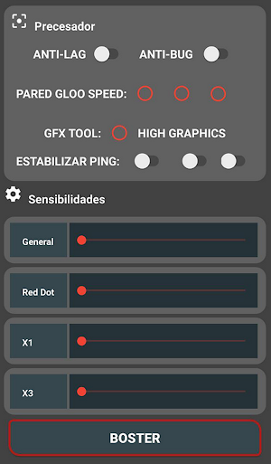 Macro Sensi Booster Gfx Max Screenshot 0